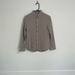 Taylor Stitch The Jack tan waffle Button Down Shirt